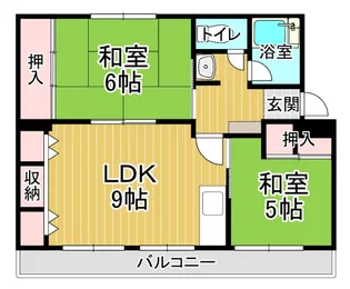 キャメルハイツ【505号室】の間取り