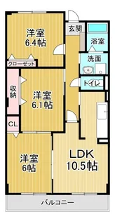 グランポート【2階】の間取り