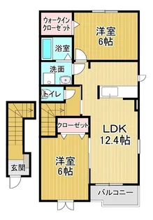 ルチェルナⅡ【203号室】の間取り