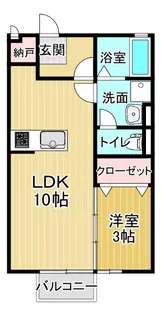 ヴィラセゾンⅢ【1階】の間取り