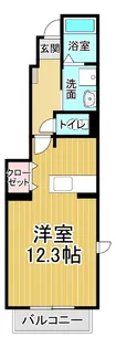 ルミナス藍住A【1階】の間取り
