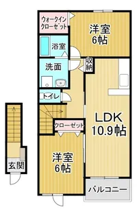 プランタン'14【2階】の間取り