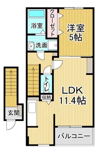 シェル・エトワール【202号室】の間取り
