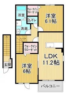 レイナⅢ【2階】の間取り