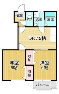 メルクマールSX1【1階】の間取り