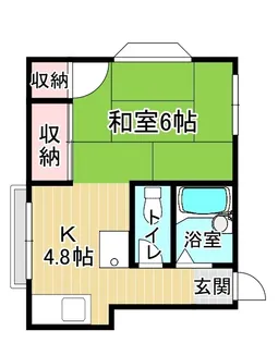 ニッセキマンション【102号室】の間取り