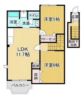 ベイスターK【2階】の間取り