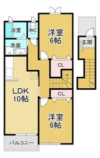 グレイスフルA【2階】の間取り