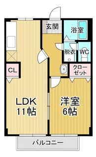 シャルマン北島A【1階】の間取り