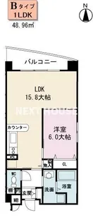 ビラージュプラム【602号室】の間取り