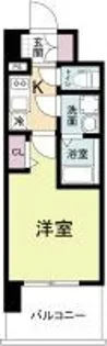 レジュールアッシュ桜宮リバーコート【1003号室】の間取り