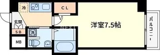 ラシーヌ天王寺町南【7階】の間取り
