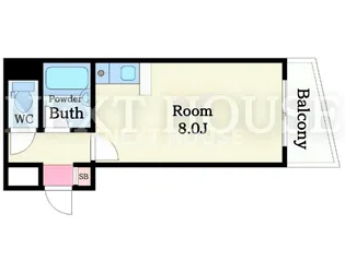 シャトレーヌ北島【1階】の間取り