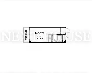カルム加賀屋【1階】の間取り