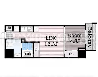 Uresidence Temmabashi 【2階】の間取り
