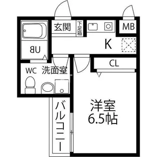 WING住之江【1階】の間取り