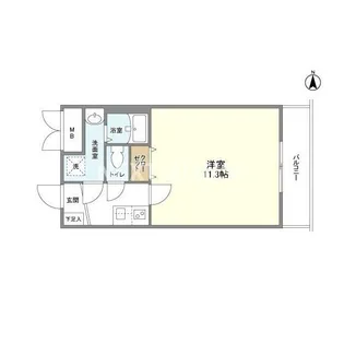 YOSHITOMI天下茶屋【303号室】の間取り