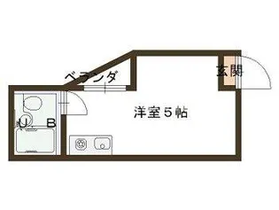 サン玉出マンション【4階】の間取り