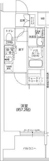 Louis Residence 天王寺町北【11階】の間取り