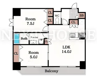 Mon maison 1【201号室】の間取り
