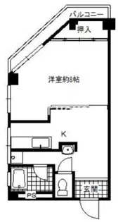 双輪コーポ2号館【301号室】の間取り
