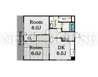 オーナーズマンションラポール住吉【403号室】の間取り