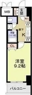 アリヴィオ夕陽ヶ丘【703号室】の間取り