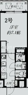 M-City 天王寺【6階】の間取り