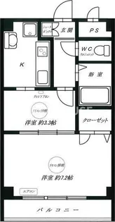 ハイツ新和【801号室】の間取り