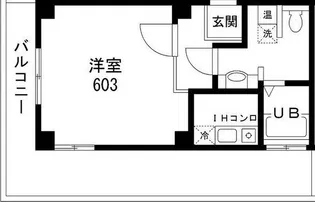 大島紬ビル【603号室】の間取り