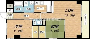 ダイヤモンドパレス【407号室】の間取り