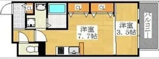 シスイル長居【604号室】の間取り
