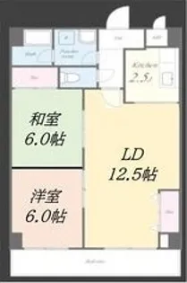 サンライズ有【4階】の間取り