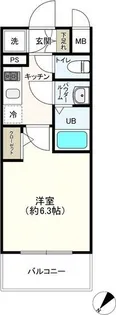 エスリード福島グレイス【914号室】の間取り