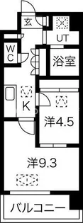 NORTH VILLAGE BIRTH PLACE【806号室】の間取り