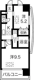 NORTH VILLAGE BIRTH PLACE【4階】の間取り