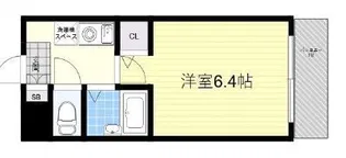 ラッキーセンター河堀口マンション【505号室】の間取り