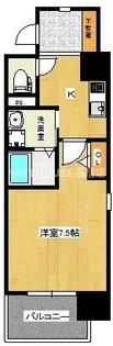SWISS梅田東【908号室】の間取り