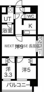 THE MUSIC COURT【5階】の間取り