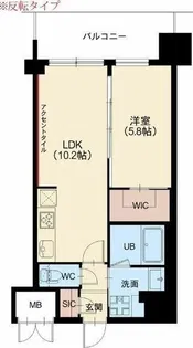グランカーサ新大阪SOUTH【815号室】の間取り