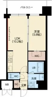 グランカーサ新大阪SOUTH【310号室】の間取り