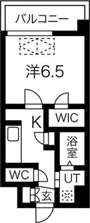 スプランディッド新大阪DUE【7階】の間取り
