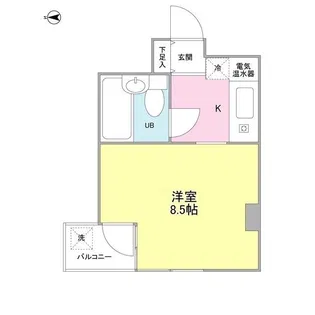 アスタ・ラ・ビスタ新梅田【402号室】の間取り