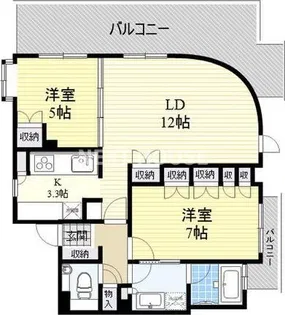 グランアッシュ梅田ヴィークス【1003号室】の間取り