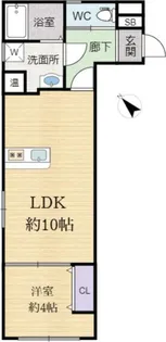 LINKS EBIE(リンクス エビエ)【301号室】の間取り