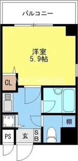 ディナスティ日本橋【1002号室】の間取り