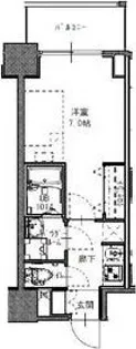 S-RESIDENCE福島玉川Uno【1302号室】の間取り