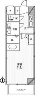 アーデンタワー西本町【1203号室】の間取り