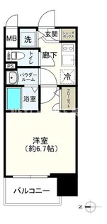 アドバンス上町台Ⅱクレイドル【12階】の間取り