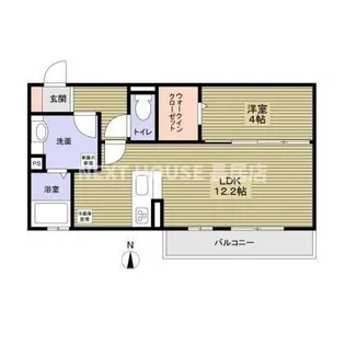片岡マンション【203号室】の間取り